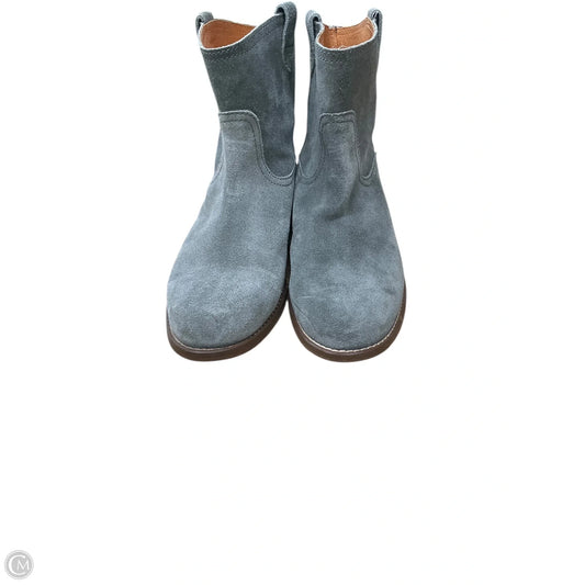 Boots Ankle Flats By Madewell In Grey, Size: 9.5