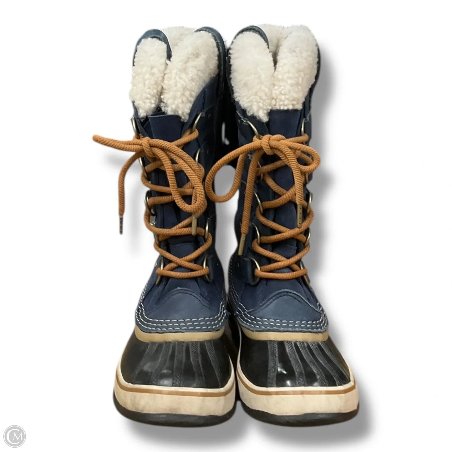 Boots Snow By Sorel In Blue & Cream, Size: 7