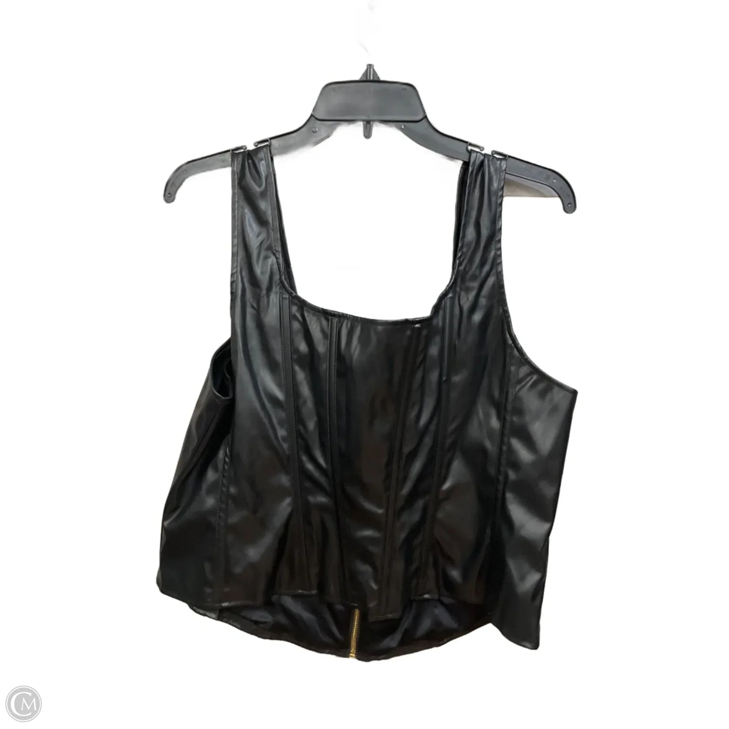 Top Sleeveless By Torrid In Black, Size: 2x