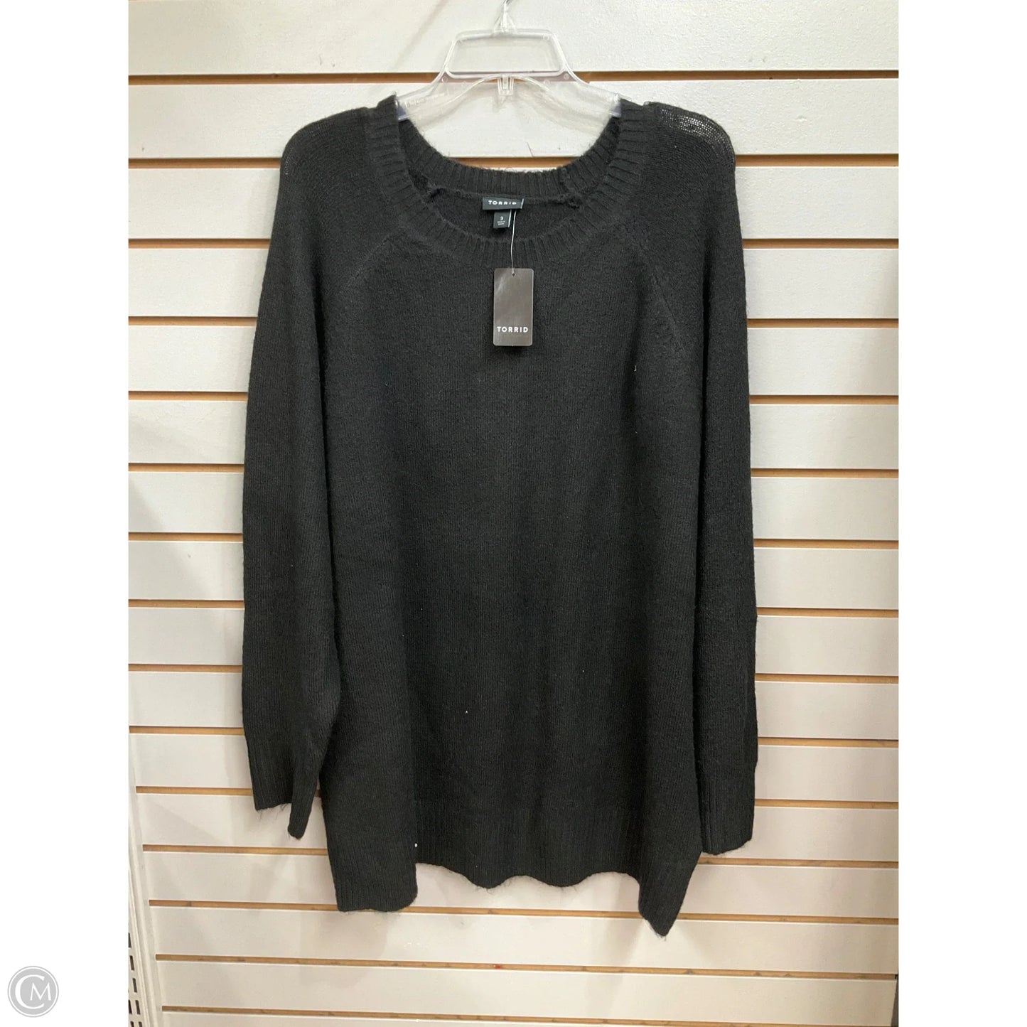 Sweater By Torrid In Black, Size: 3x
