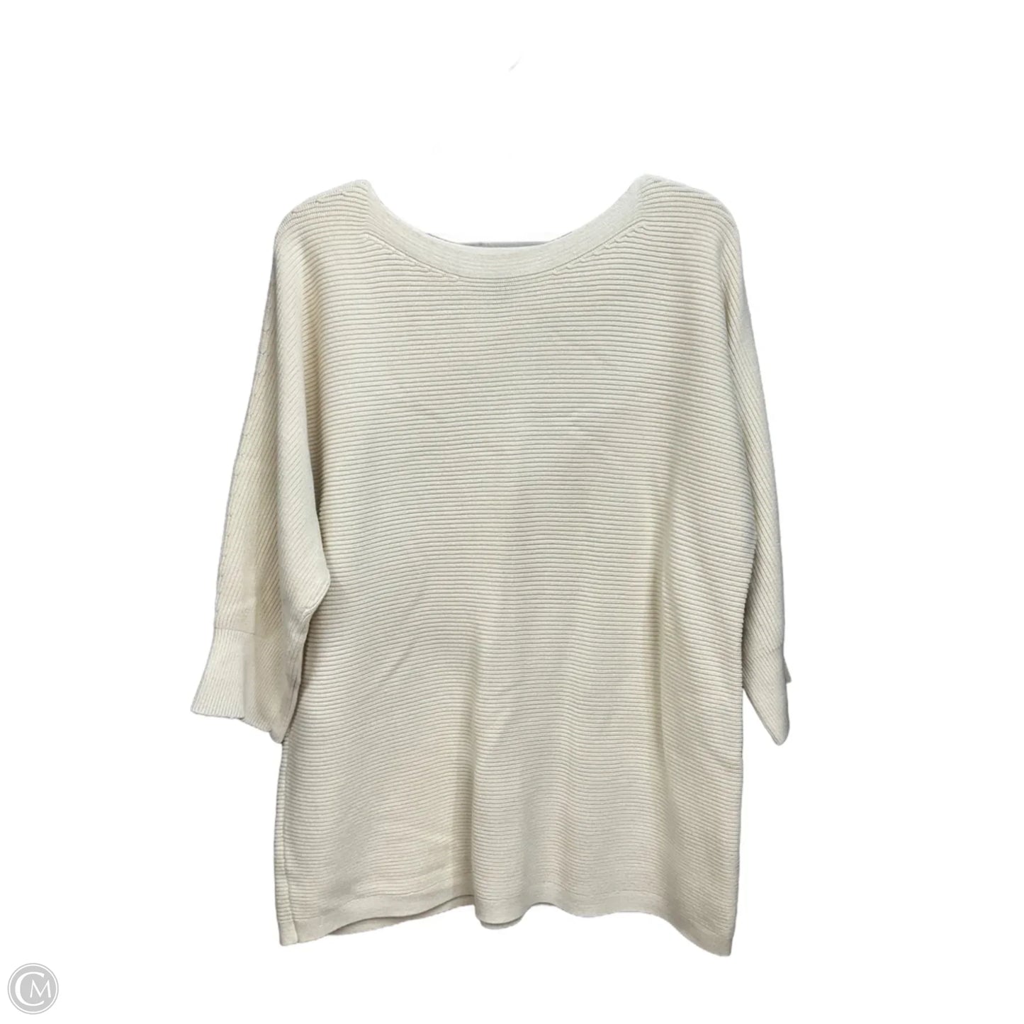 Sweater By Talbots In Cream, Size: Xl