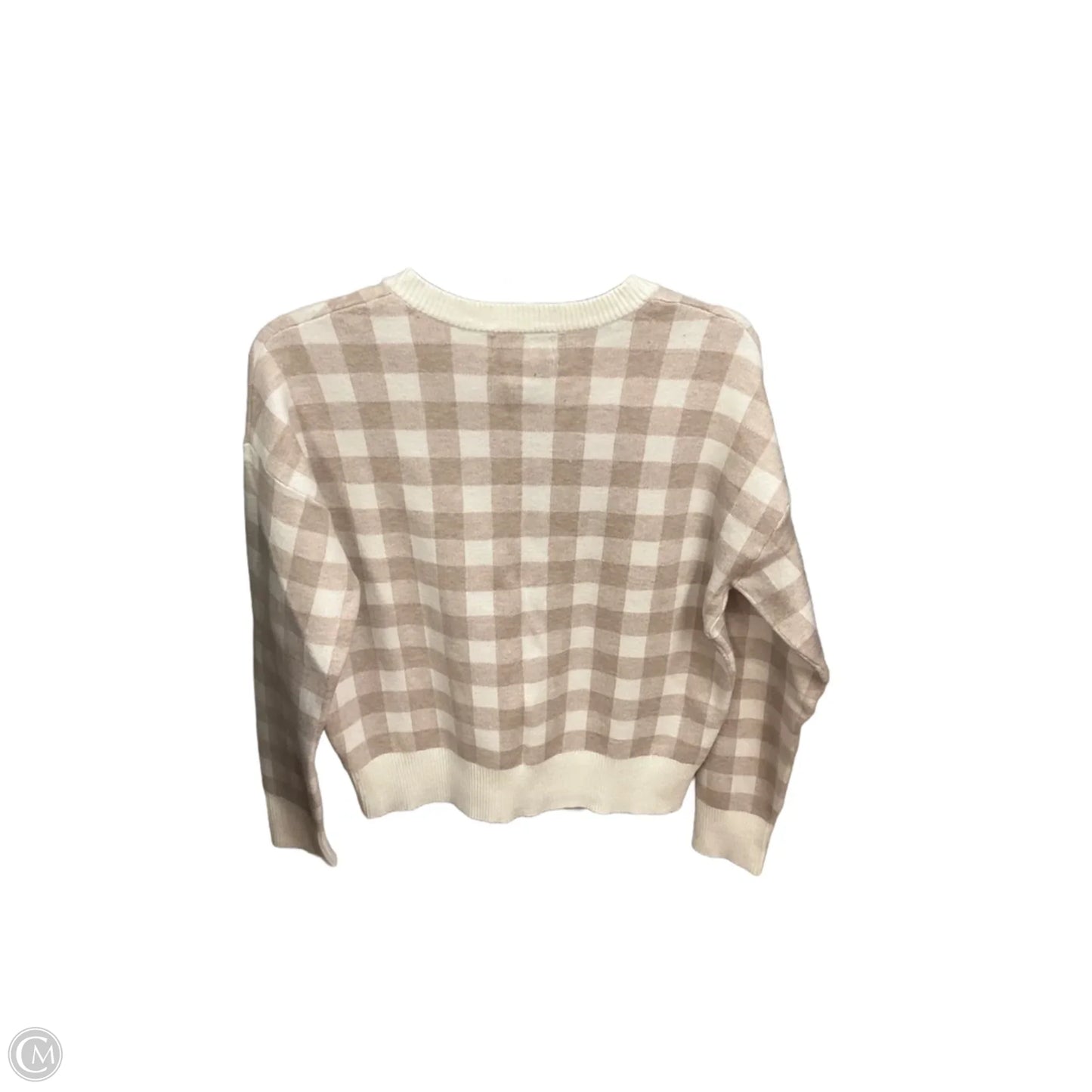 Cardigan By Nanette Lepore In Checkered Pattern, Size: M