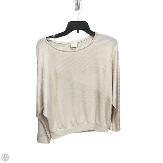 Top Long Sleeve By A New Day In Beige, Size: S