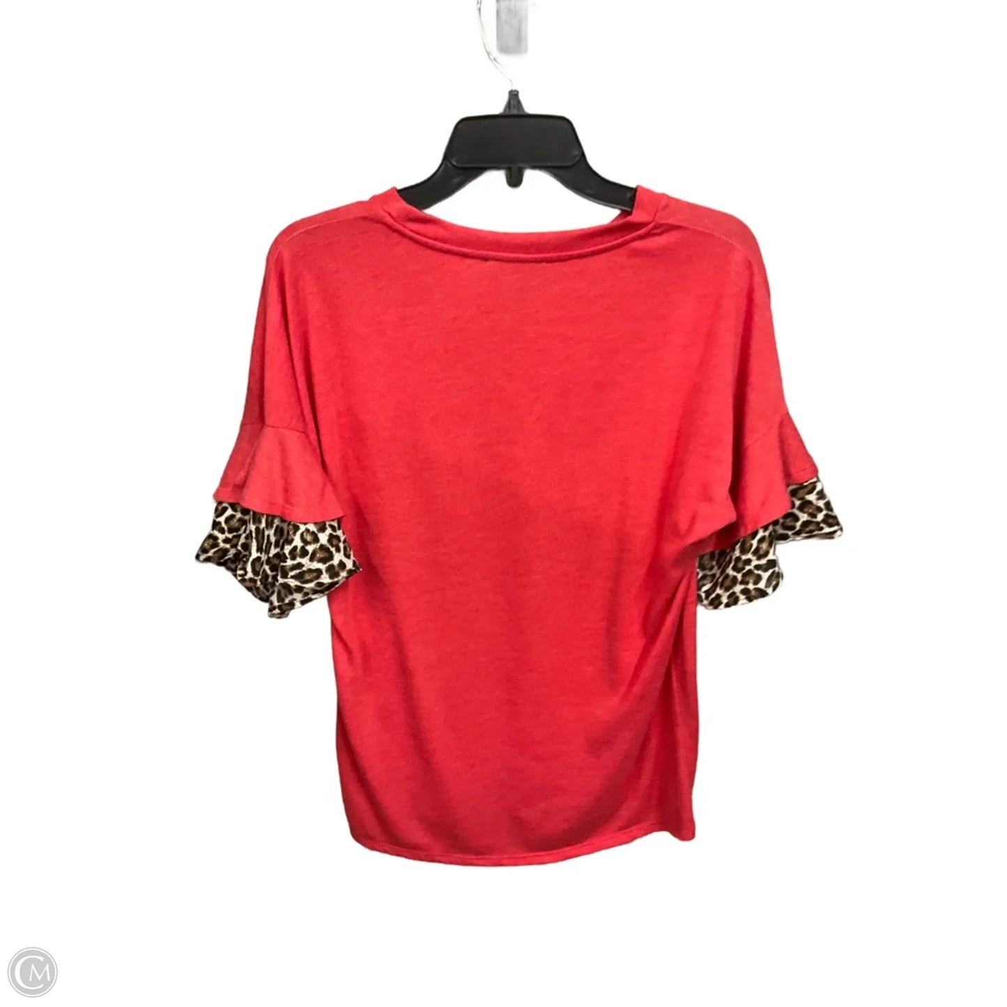 Top Short Sleeve By Clothes Mentor In Red, Size: L