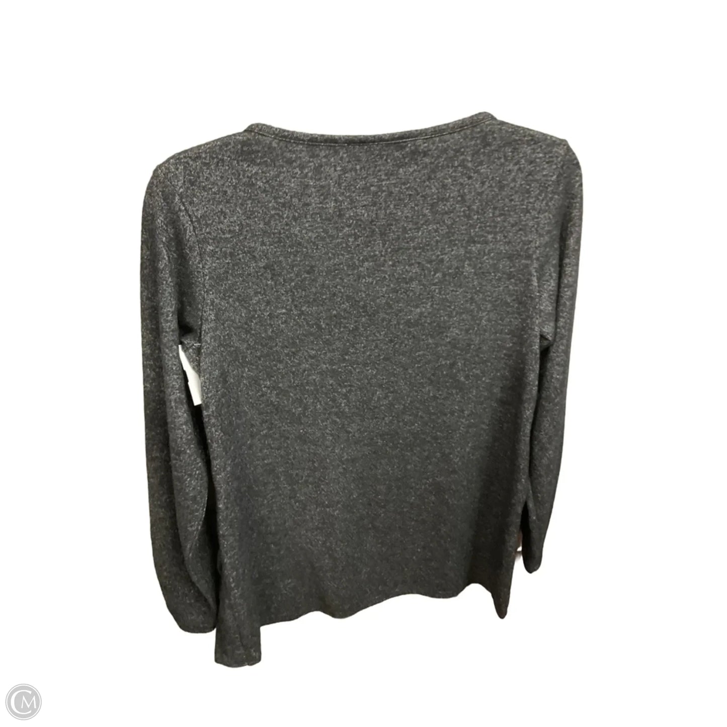 Top Long Sleeve By Apt 9 In Black & Grey, Size: Sp
