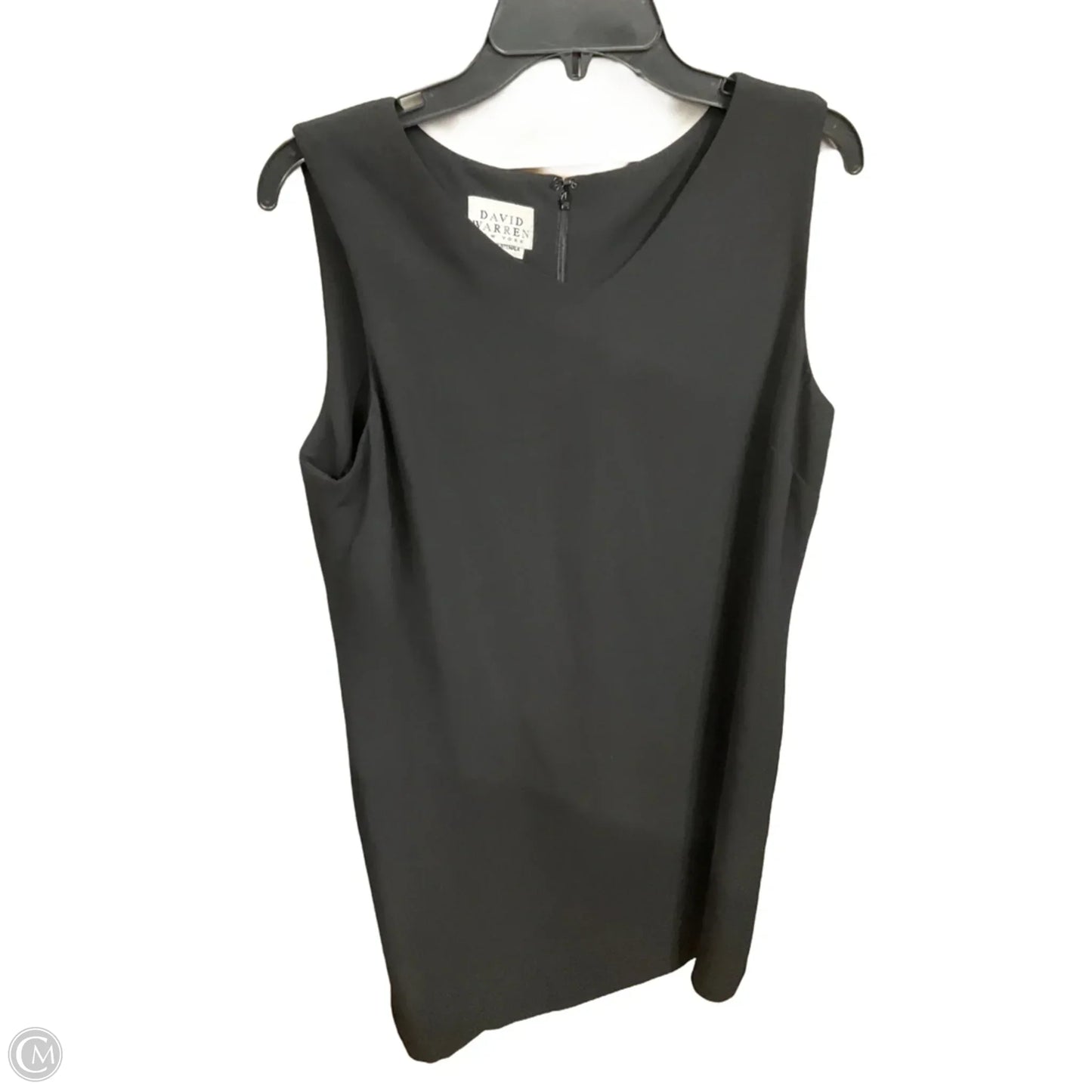 Dress Work By David Warren In Black, Size: Xl