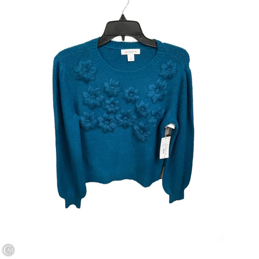 Sweater By Liz Claiborne In Teal, Size: Sp