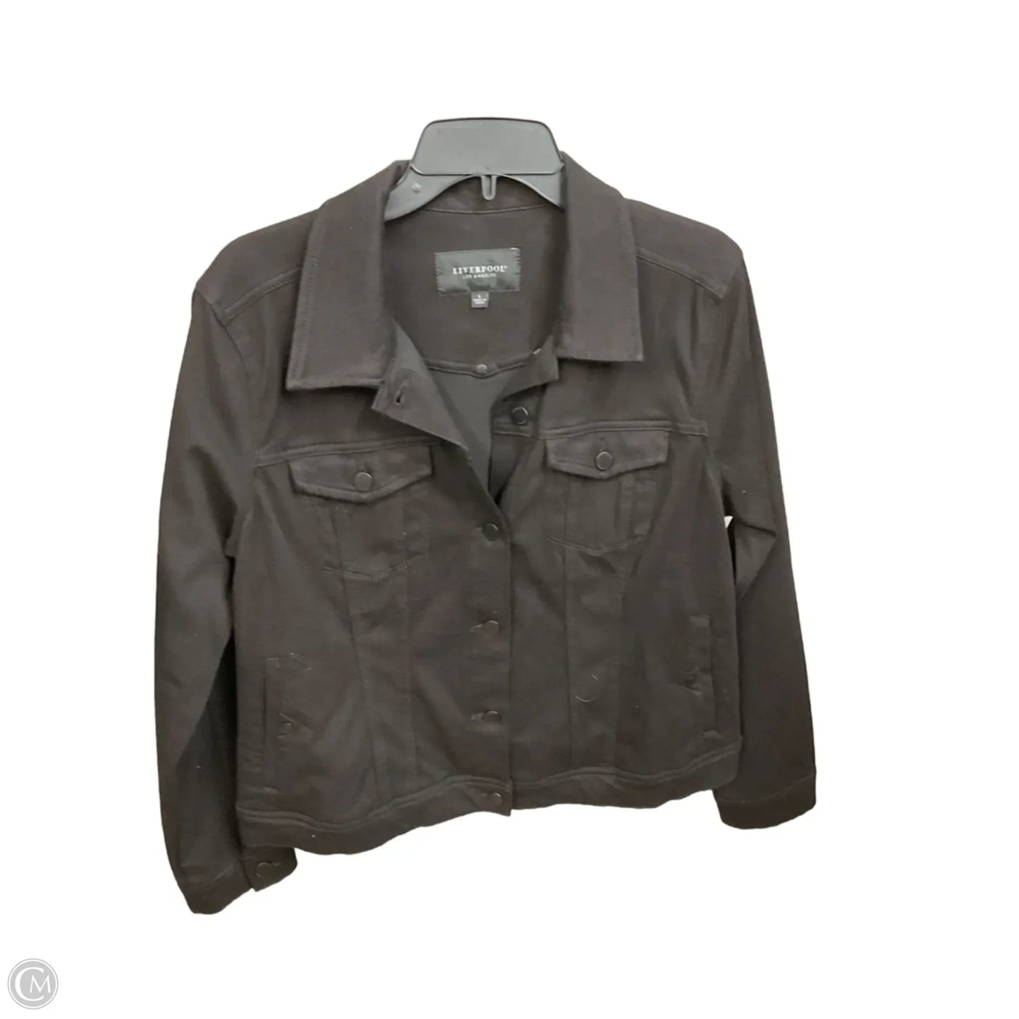 Jacket Denim By Liverpool In Black, Size: L