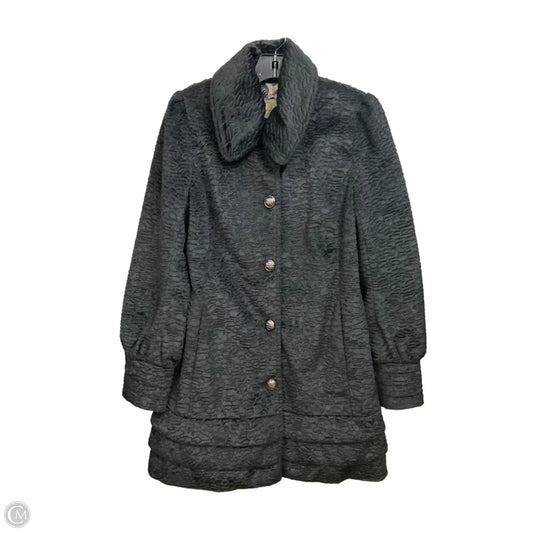 Coat Faux Fur & Sherpa By Steve Madden In Black, Size: Xs