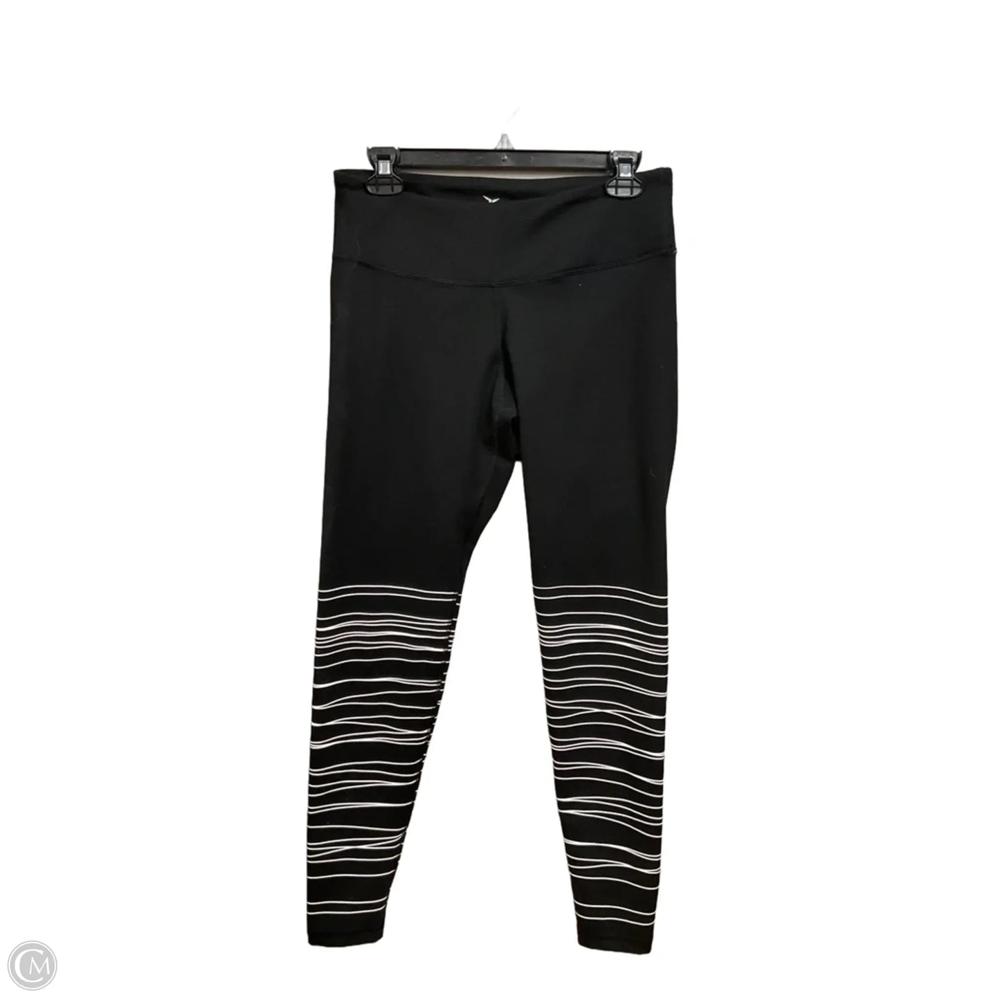 Athletic Leggings By Old Navy In Black & White, Size: L