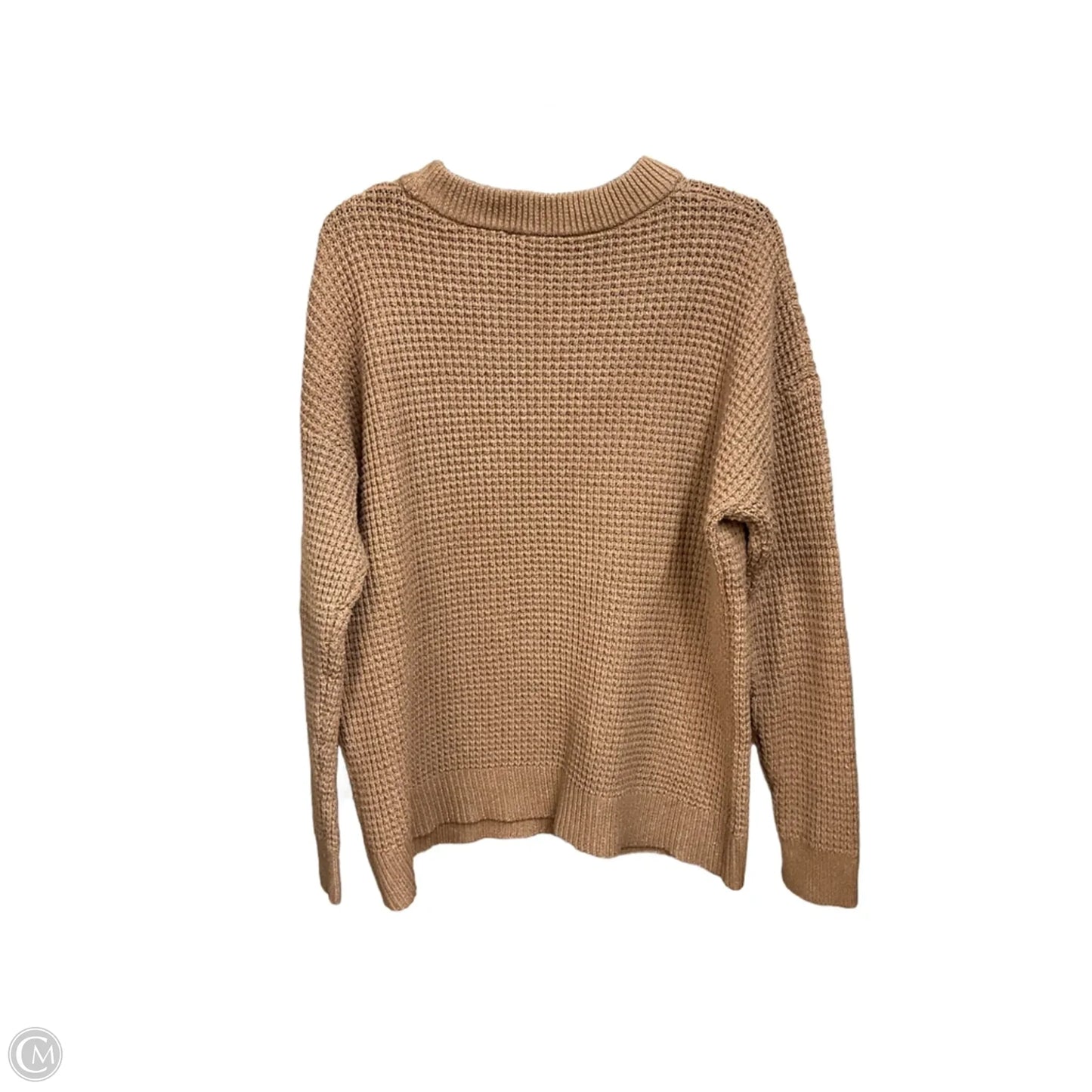 Sweater By Time And Tru In Tan, Size: Xl