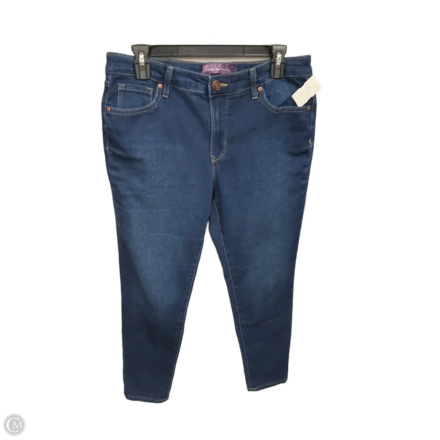 Jeans Skinny By Gloria Vanderbilt In Blue Denim, Size: 10