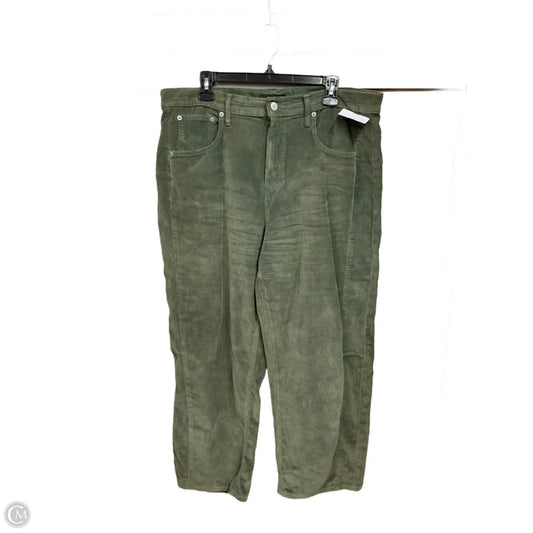 Pants Corduroy By Lucky Brand In Green, Size: 14