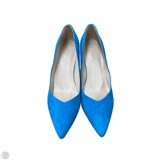 Shoes Heels Block By Marc Fisher In Blue, Size: 8.5