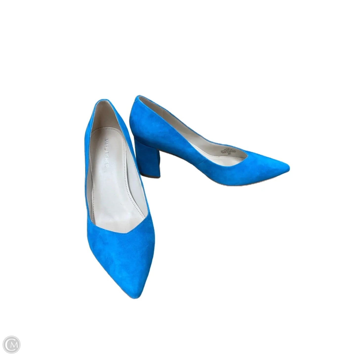 Shoes Heels Block By Marc Fisher In Blue, Size: 8.5