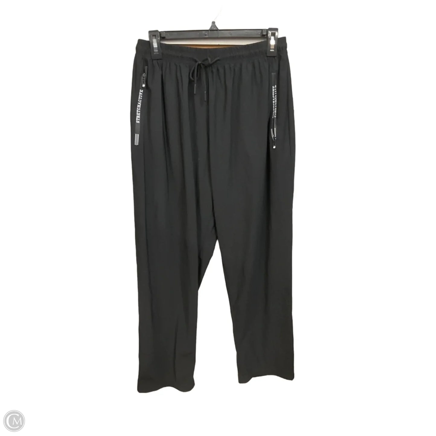 Athletic Pants By Cme In Black, Size: Xl