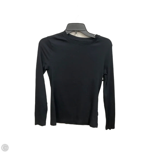 Top Long Sleeve Basic By A New Day In Black, Size: S