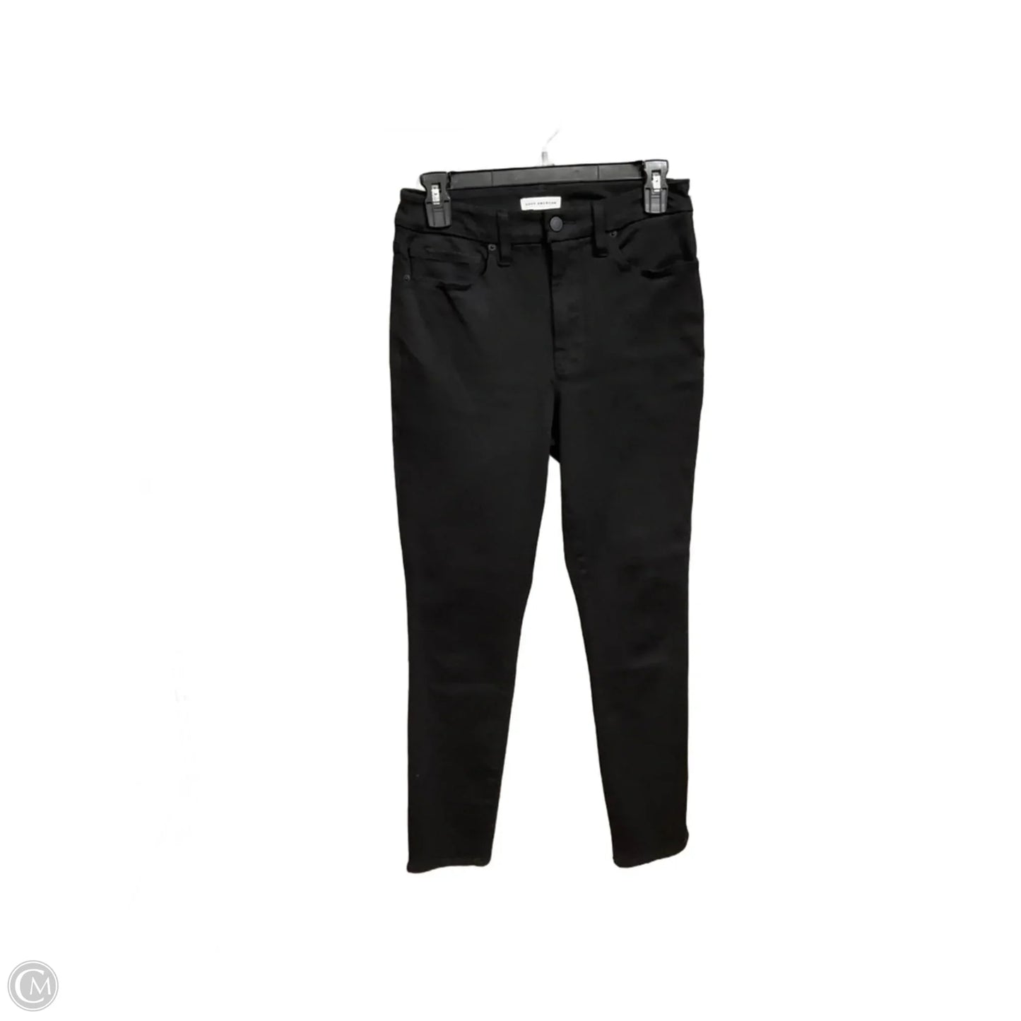 Jeans Skinny By Good American In Black Denim, Size: 6