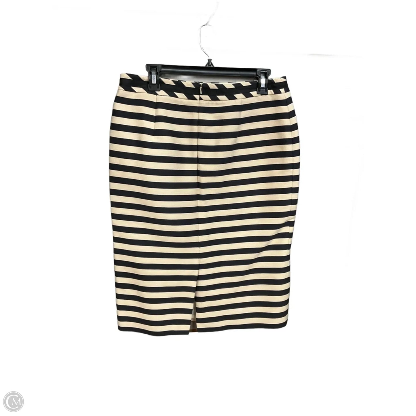 Skirt Midi By Boden In Black & Tan, Size: L