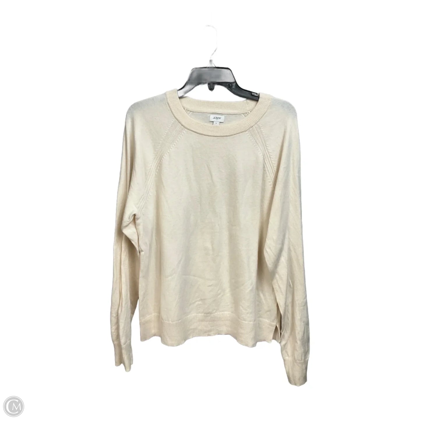 Sweater By J. Crew In Cream, Size: L