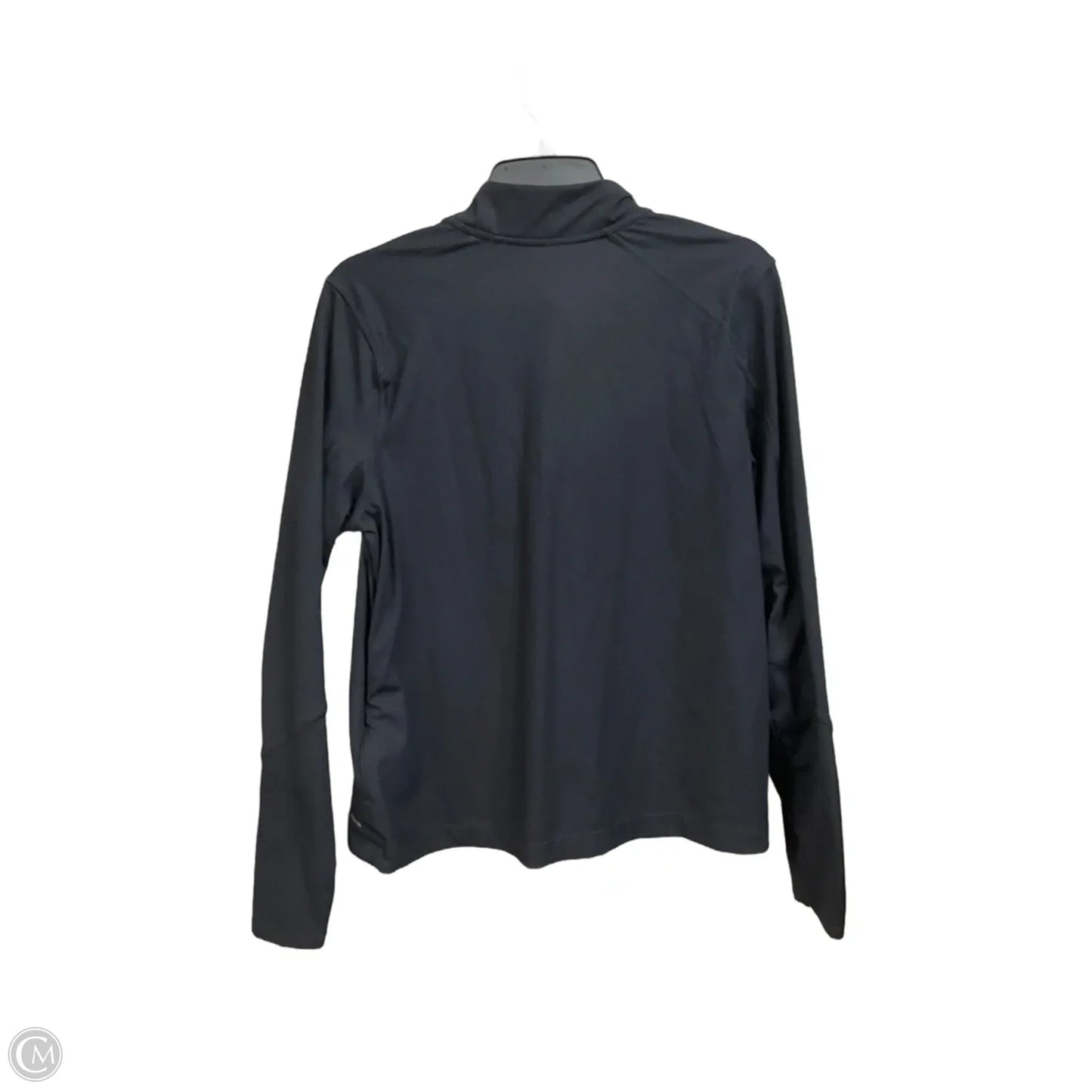 Athletic Top Long Sleeve Collar By Mondetta In Black, Size: Xl