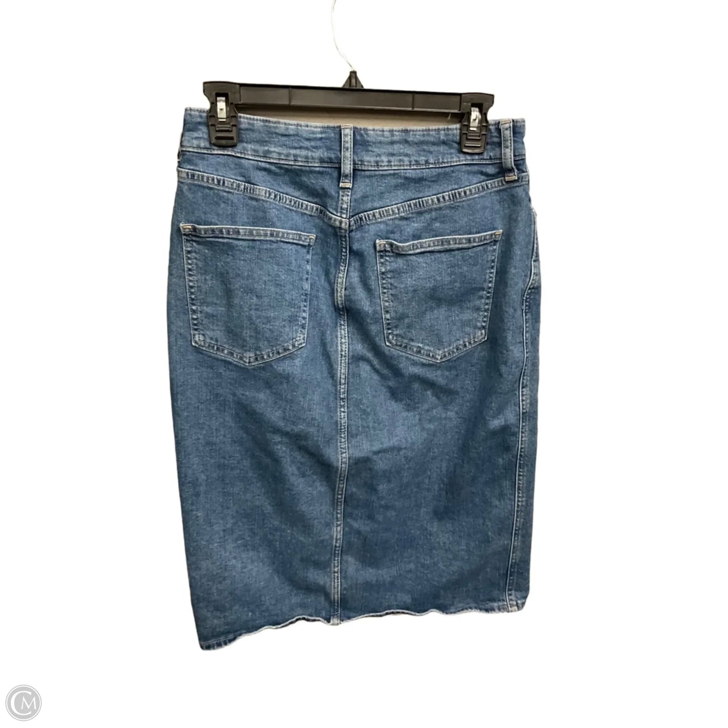 Skirt Midi By Gap In Blue Denim, Size: 8