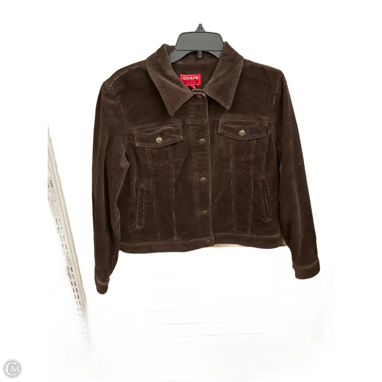 Jacket Other By Chaps In Brown, Size: L