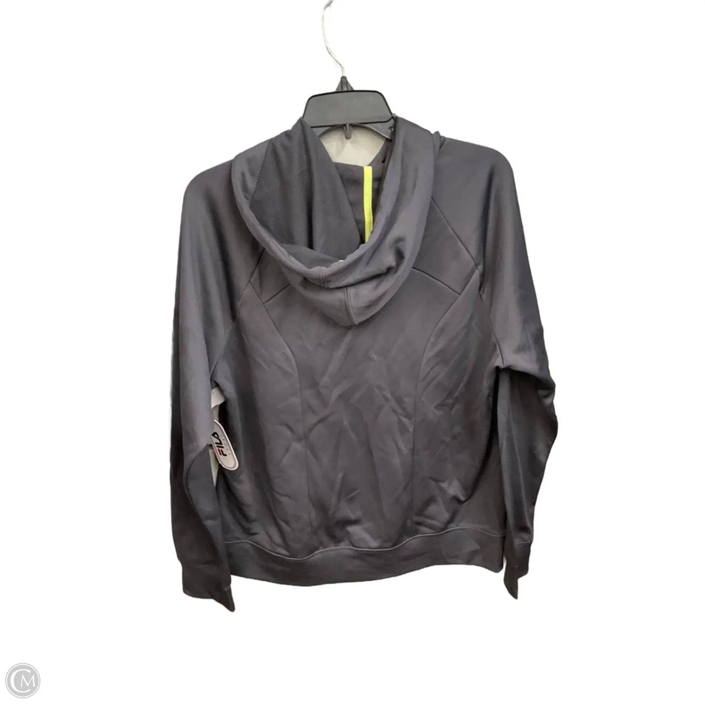 Athletic Jacket By Fila In Grey, Size: Xl