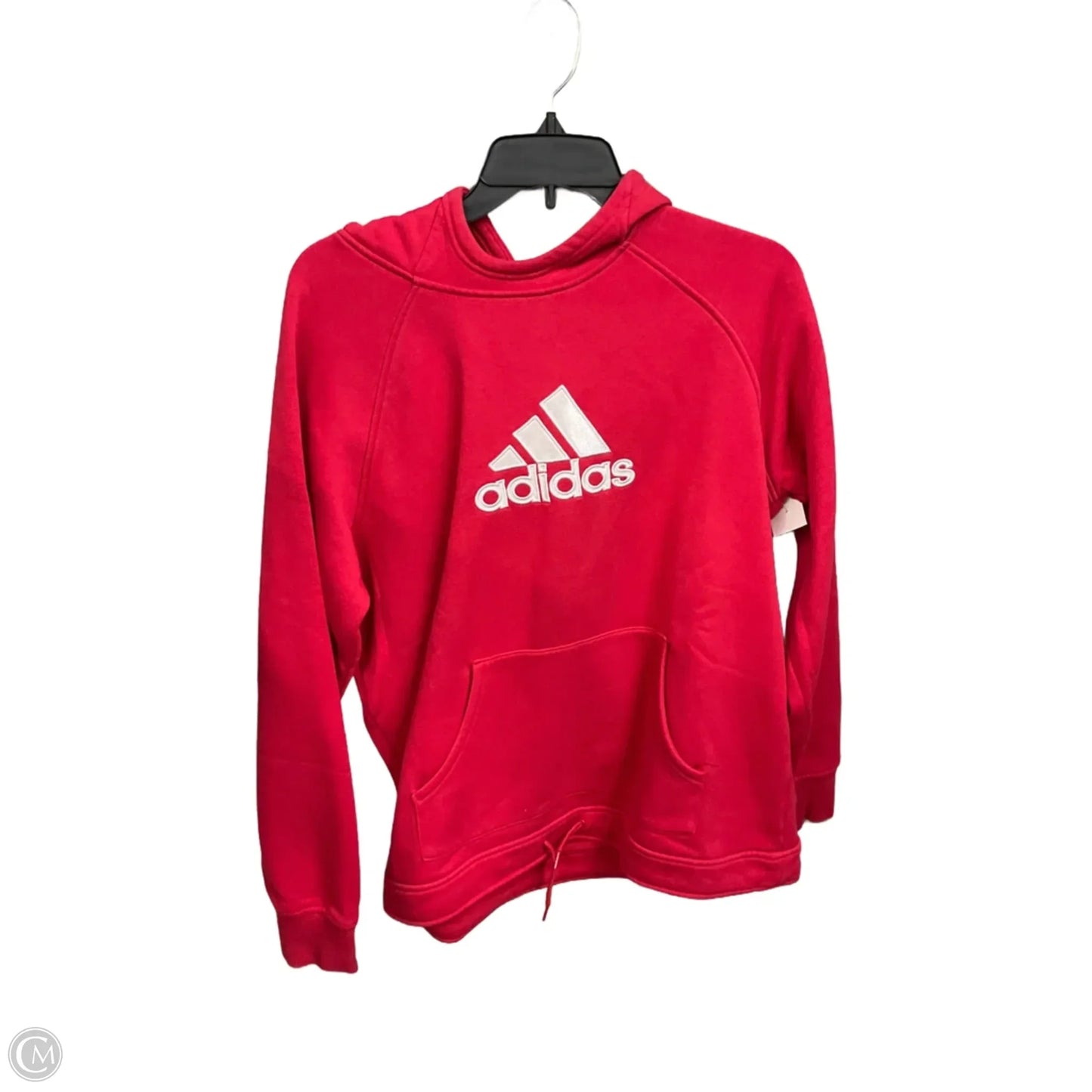 Sweatshirt Hoodie By Adidas In Red, Size: L