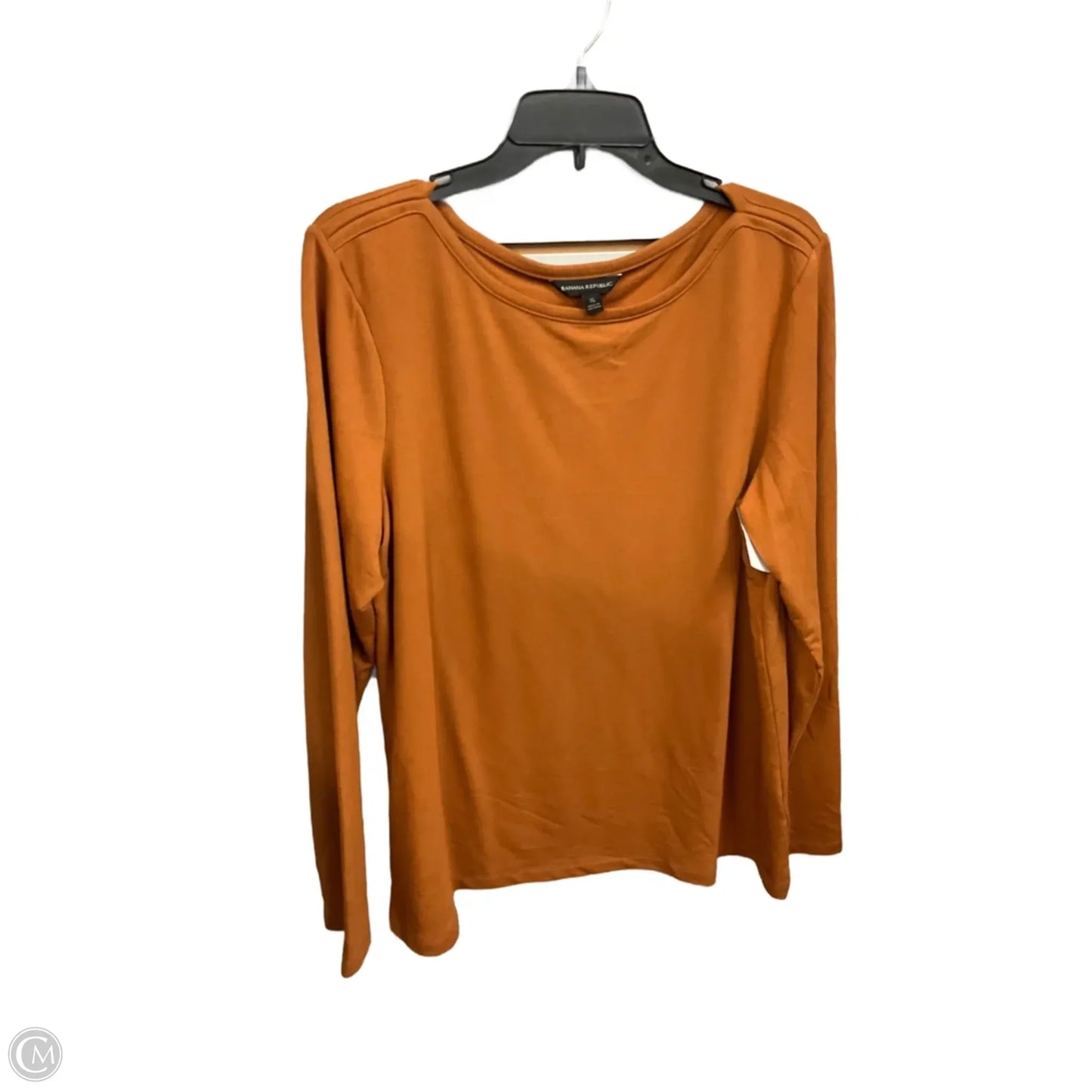 Top Long Sleeve By Banana Republic In Copper, Size: Xl