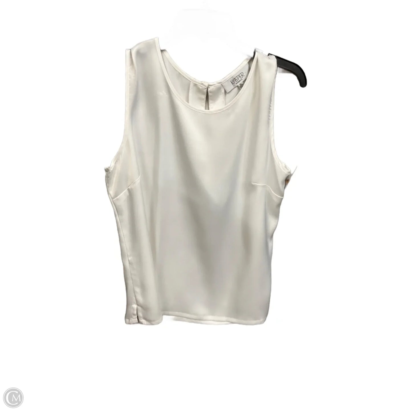 Top Sleeveless By Kasper In White, Size: Xl