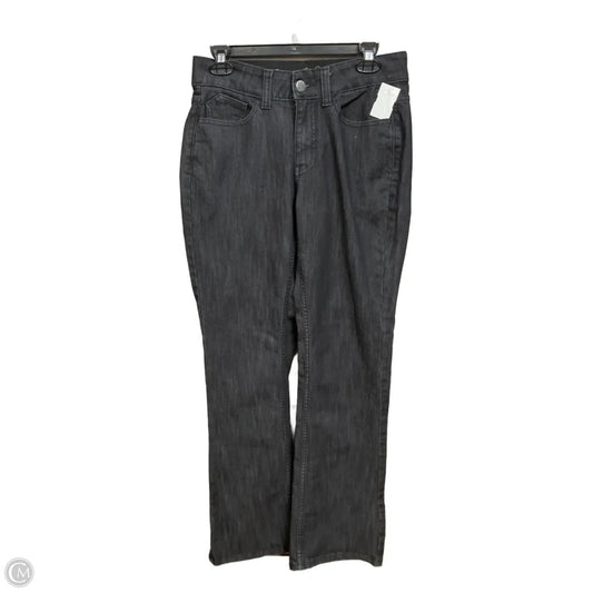 Jeans Wide Leg By Lee In Black Denim, Size: 6