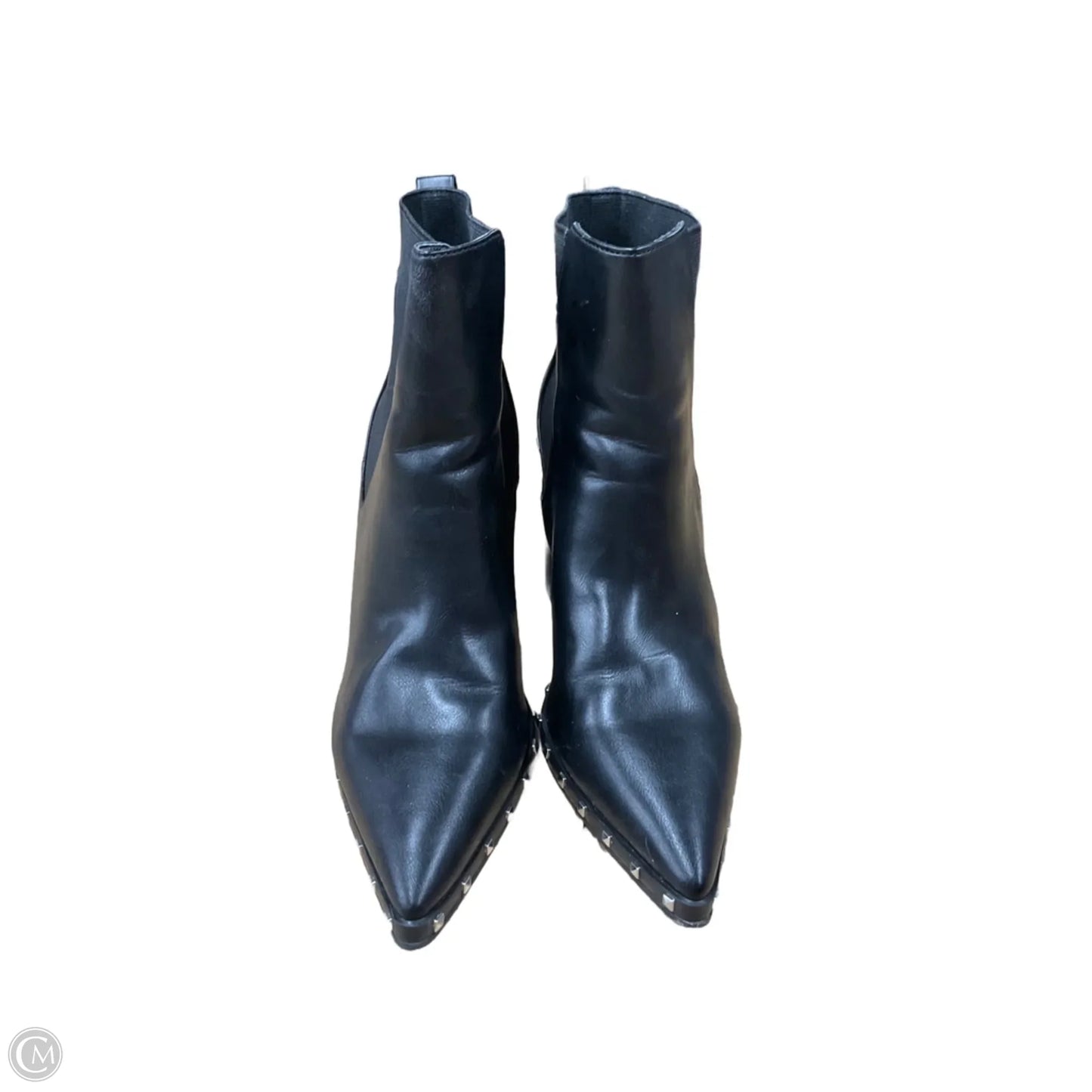 Boots Ankle Heels By Charles David In Black, Size: 9.5