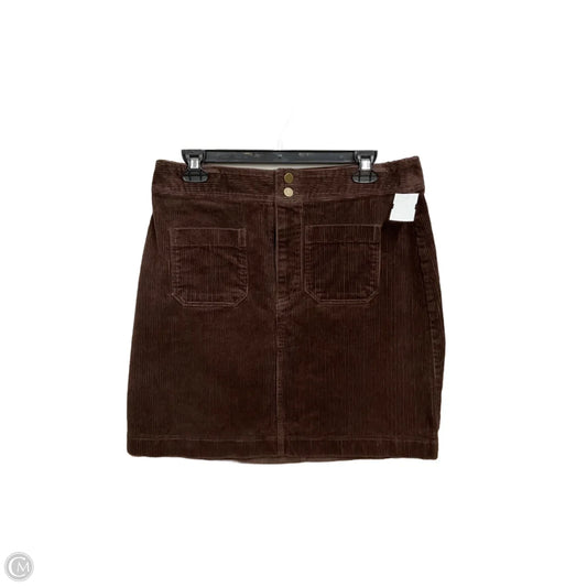 Skirt Mini & Short By Loft In Brown, Size: 8