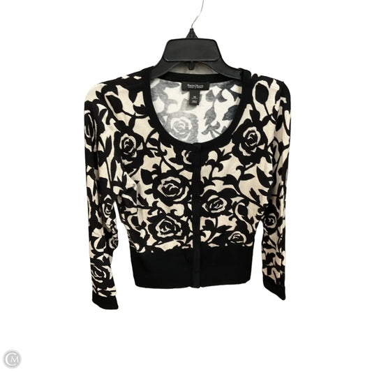Cardigan By White House Black Market In Floral Print, Size: M