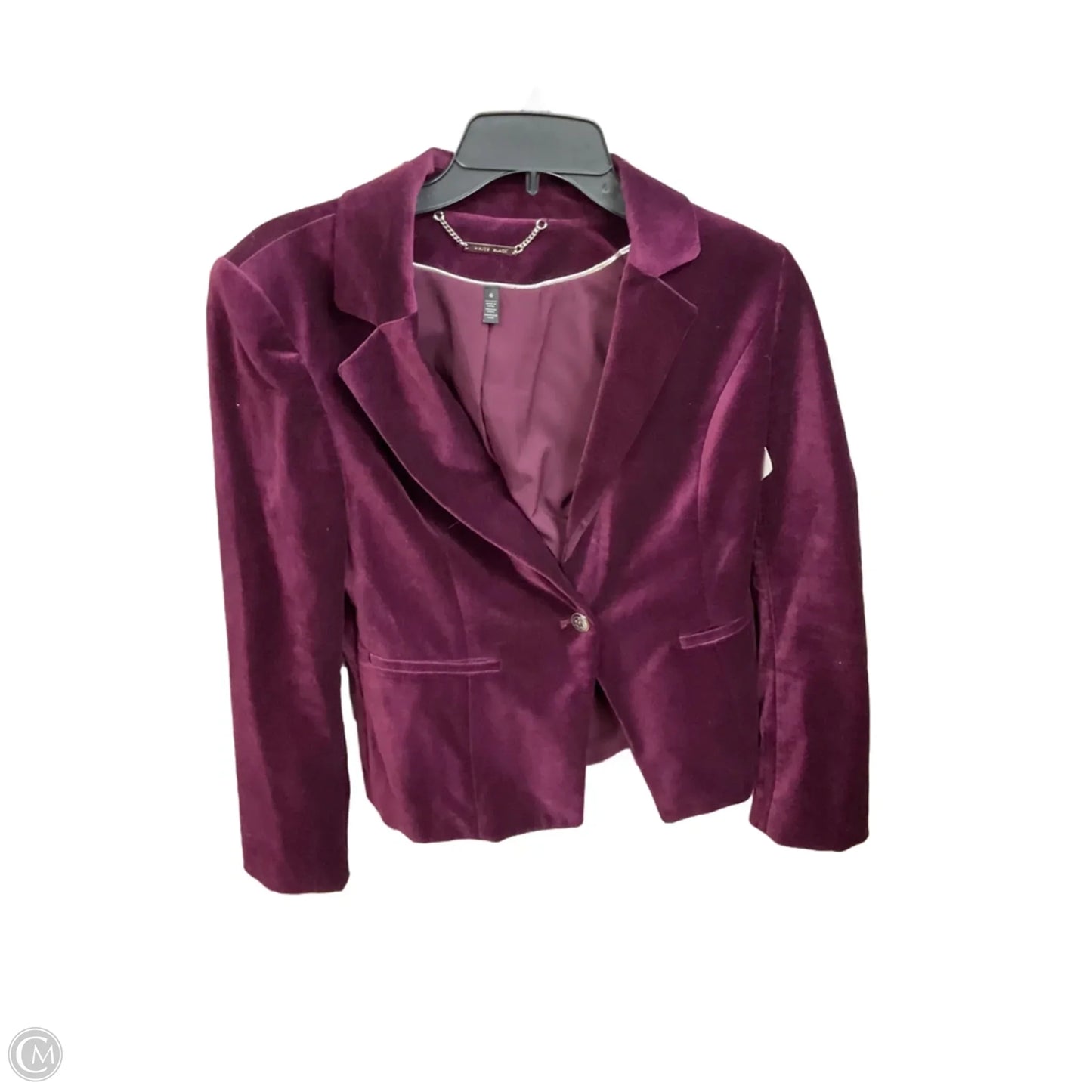 Blazer By White House Black Market In Purple, Size: Xs