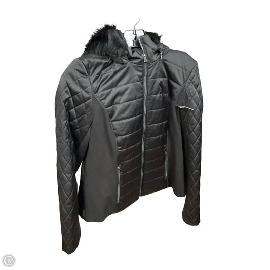 Jacket Puffer & Quilted By White House Black Market In Black, Size: M