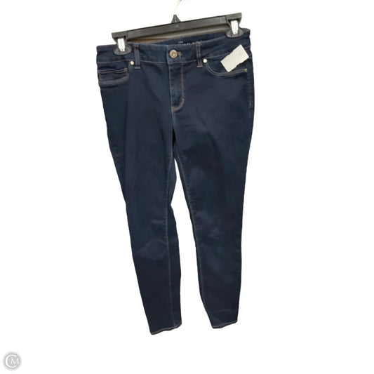 Jeans Skinny By White House Black Market In Blue Denim, Size: 4
