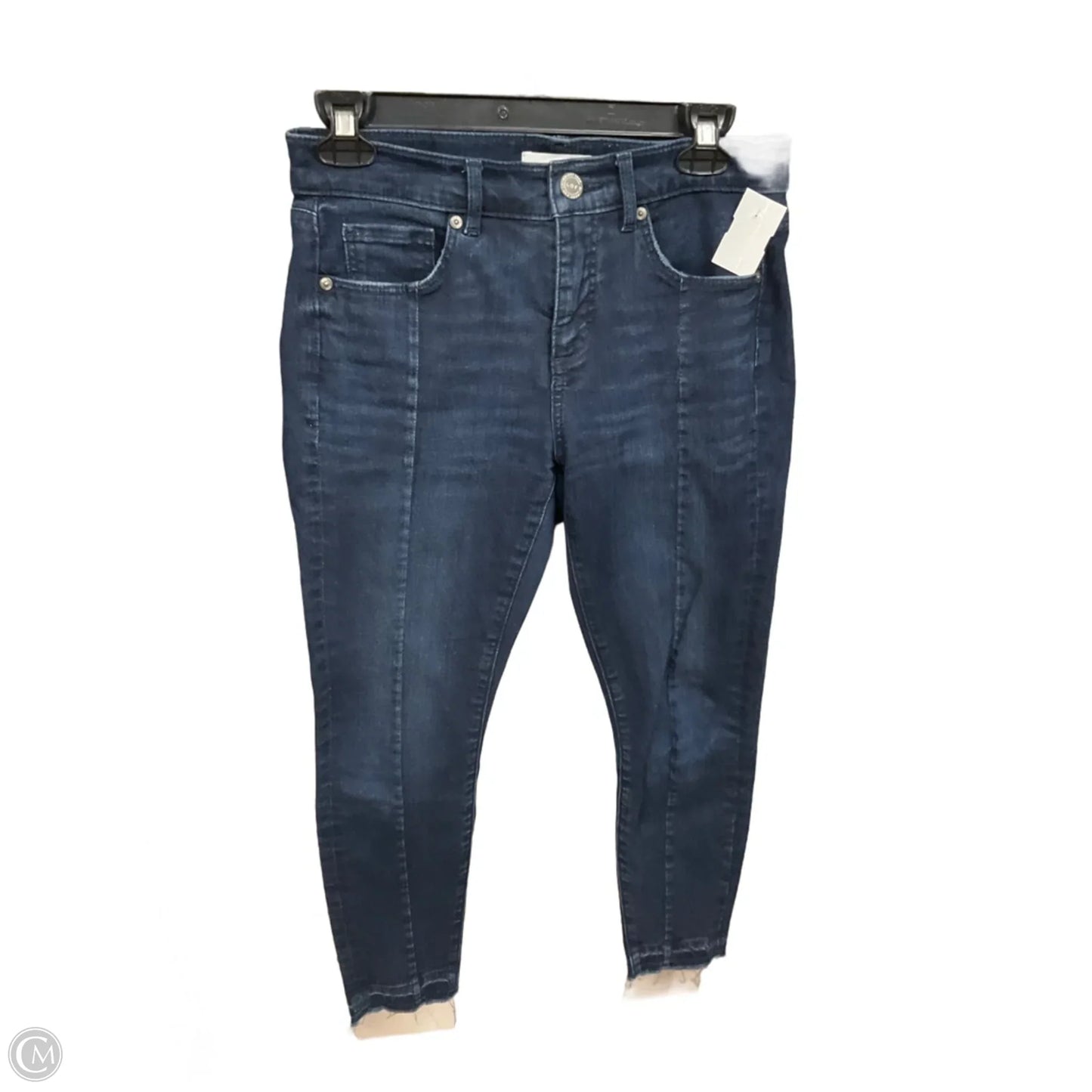 Jeans Skinny By Loft In Blue Denim, Size: 4