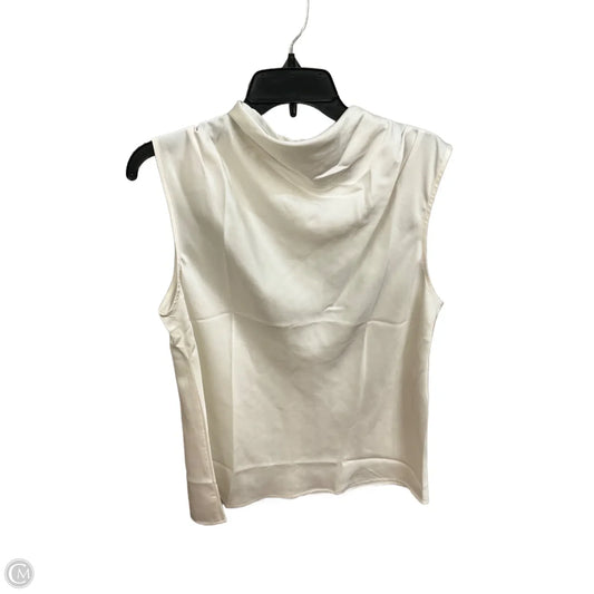 Top Sleeveless By Ann Taylor In Cream, Size: M