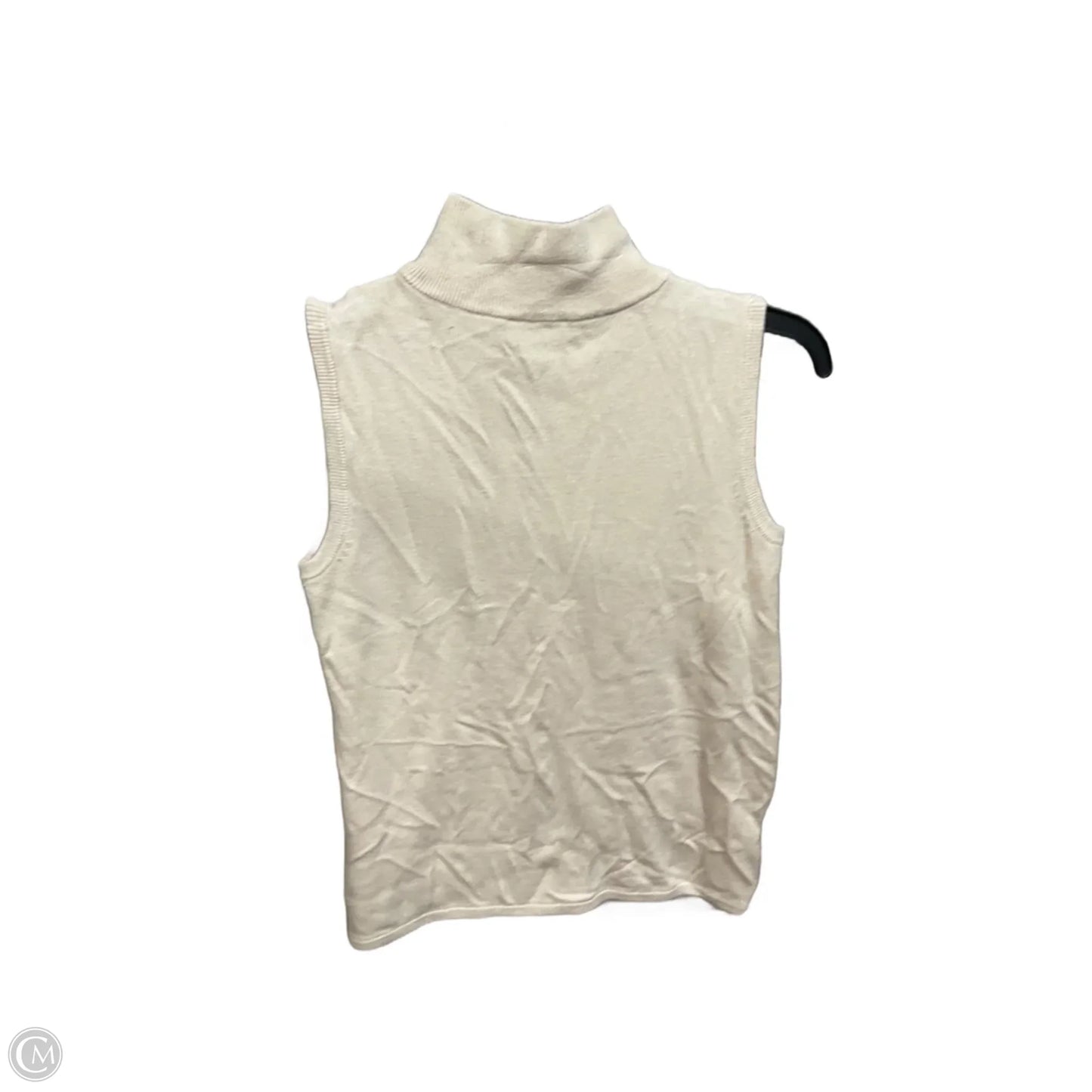 Top Sleeveless By Ann Taylor In Beige, Size: S