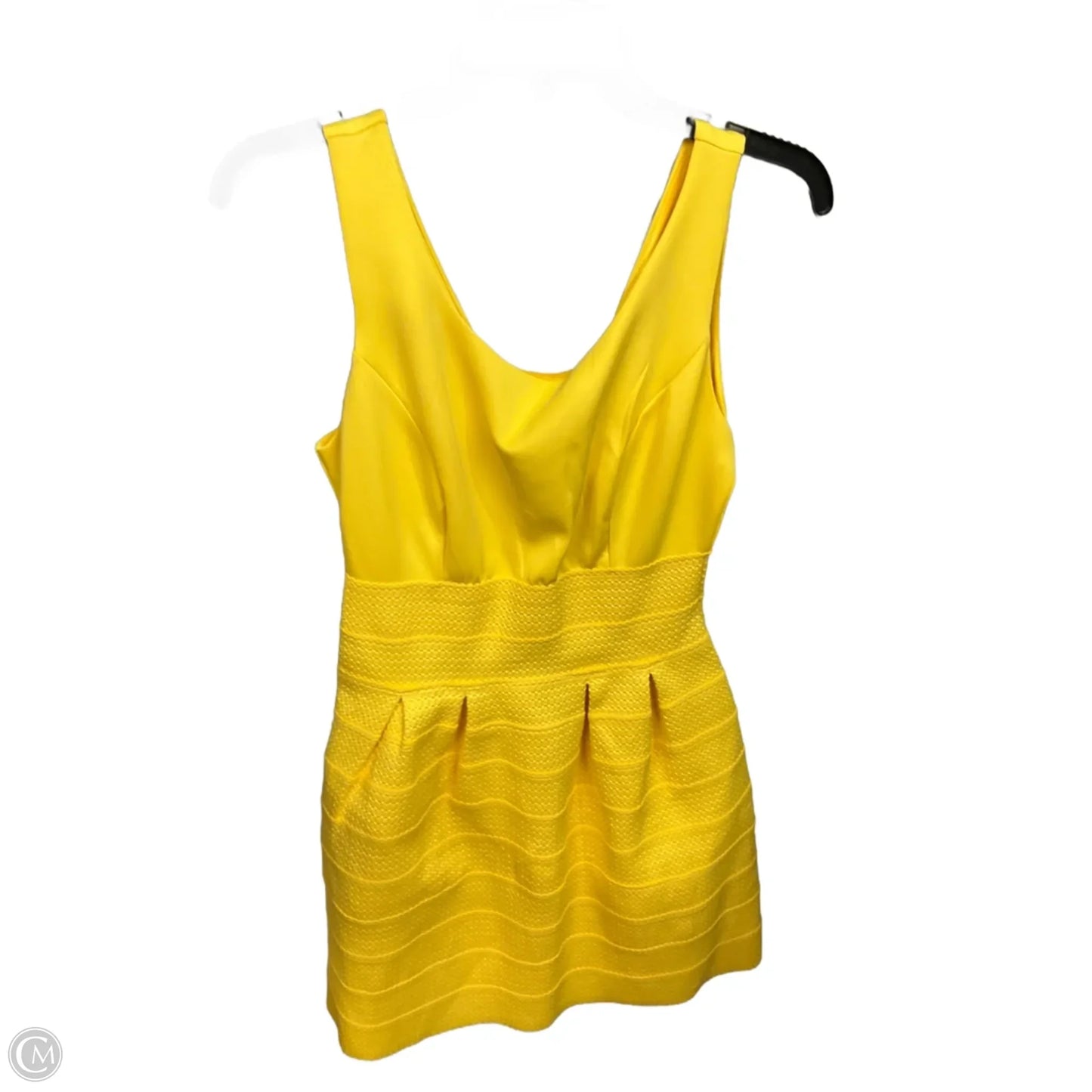 Dress Party Midi By New York And Co In Yellow, Size: S