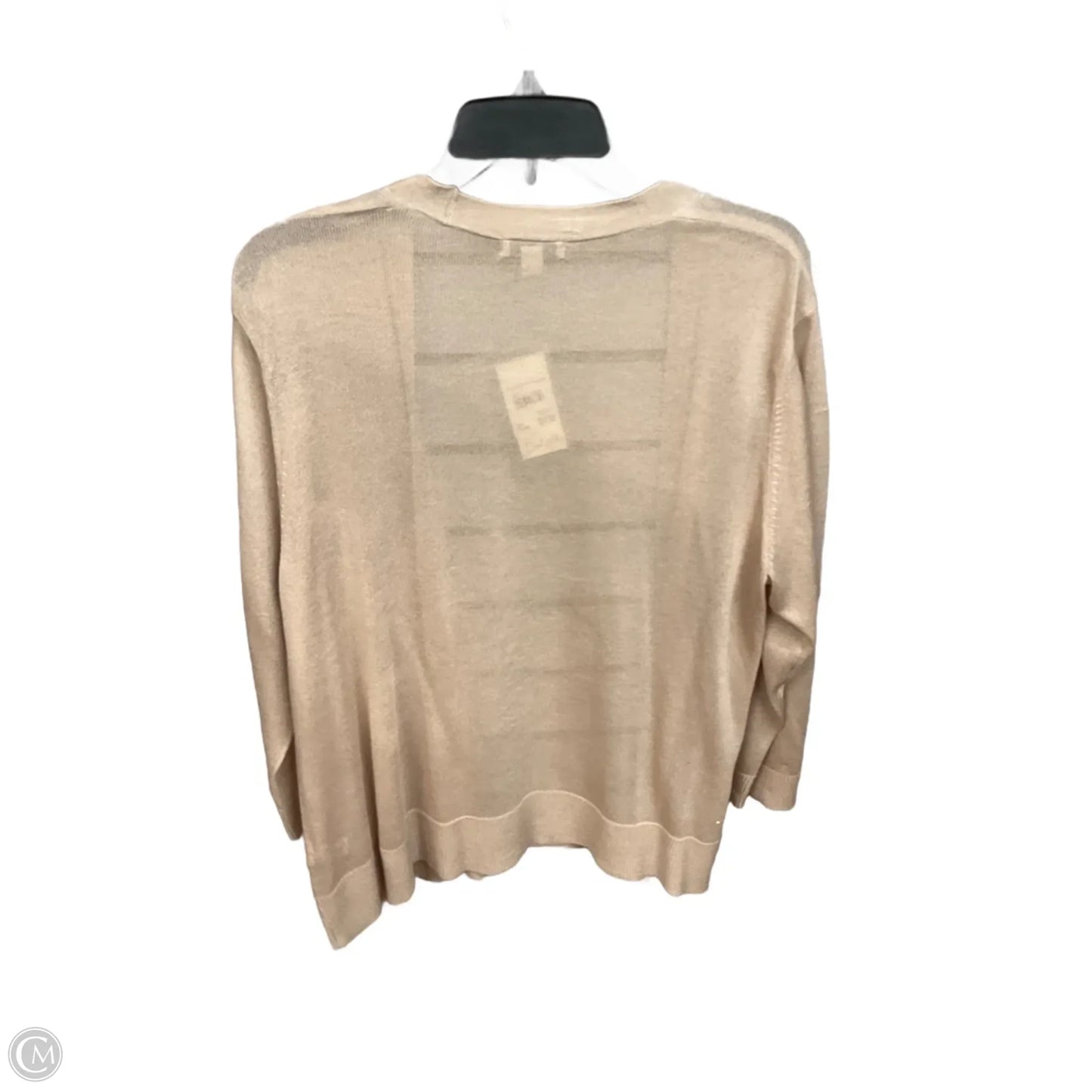 Cardigan By Cato In Beige, Size: Xxl