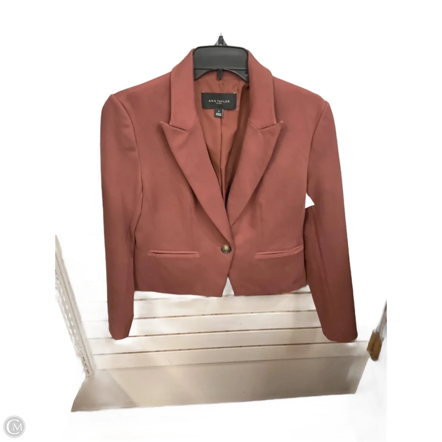 Blazer By Ann Taylor In Copper, Size: 4