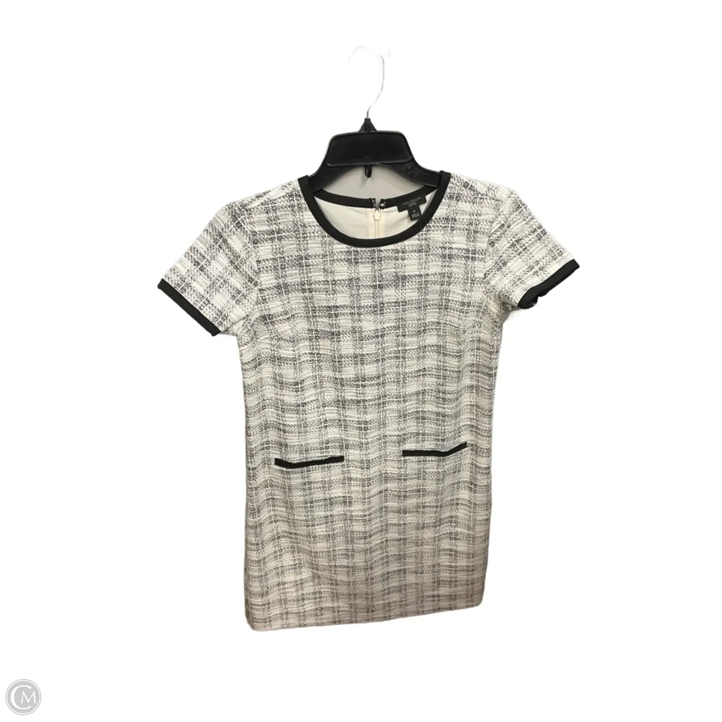 Dress Work By Ann Taylor In Checkered Pattern, Size: 0p