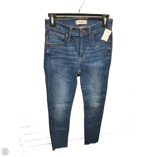 Jeans Skinny By Madewell In Blue Denim, Size: 2