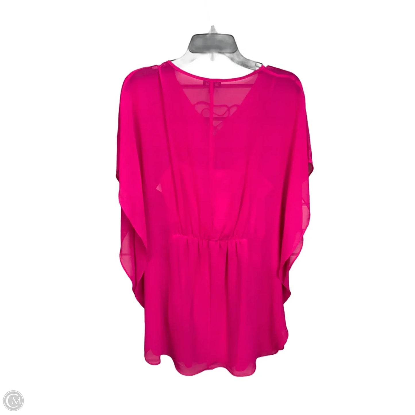 Tunic Short Sleeve By Express In Pink, Size: S