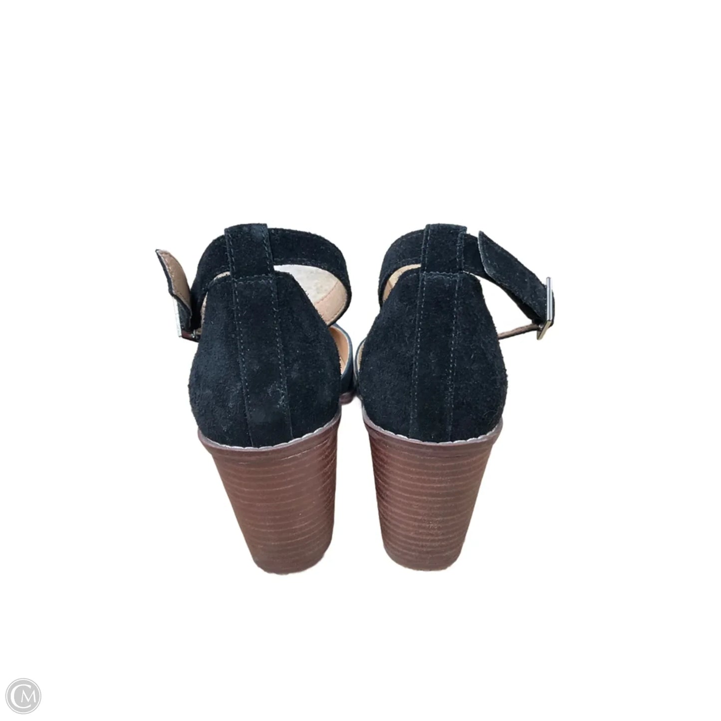 Shoes Heels Wedge By Crown Vintage In Black, Size: 8