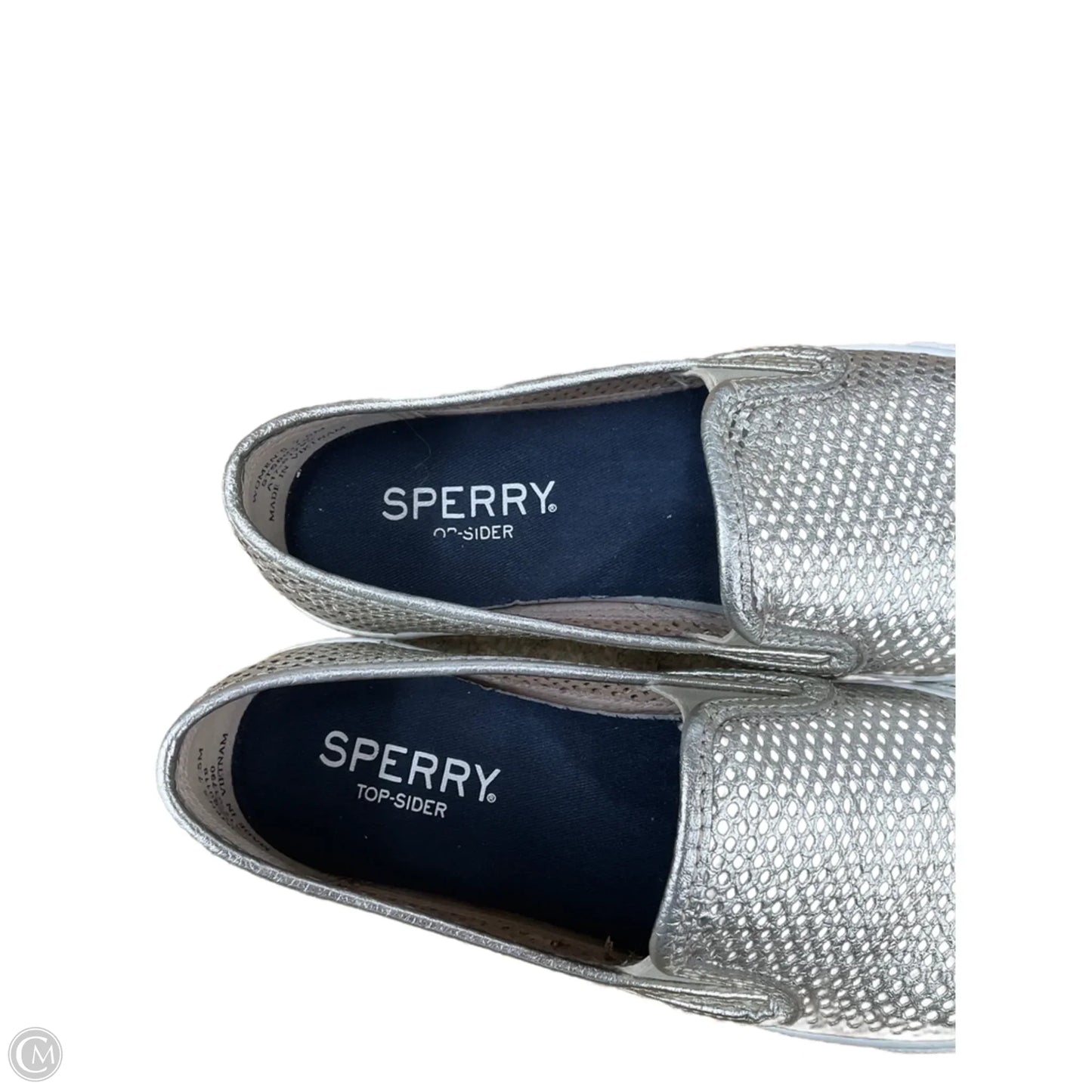 Shoes Flats By Sperry In Silver, Size: 7.5