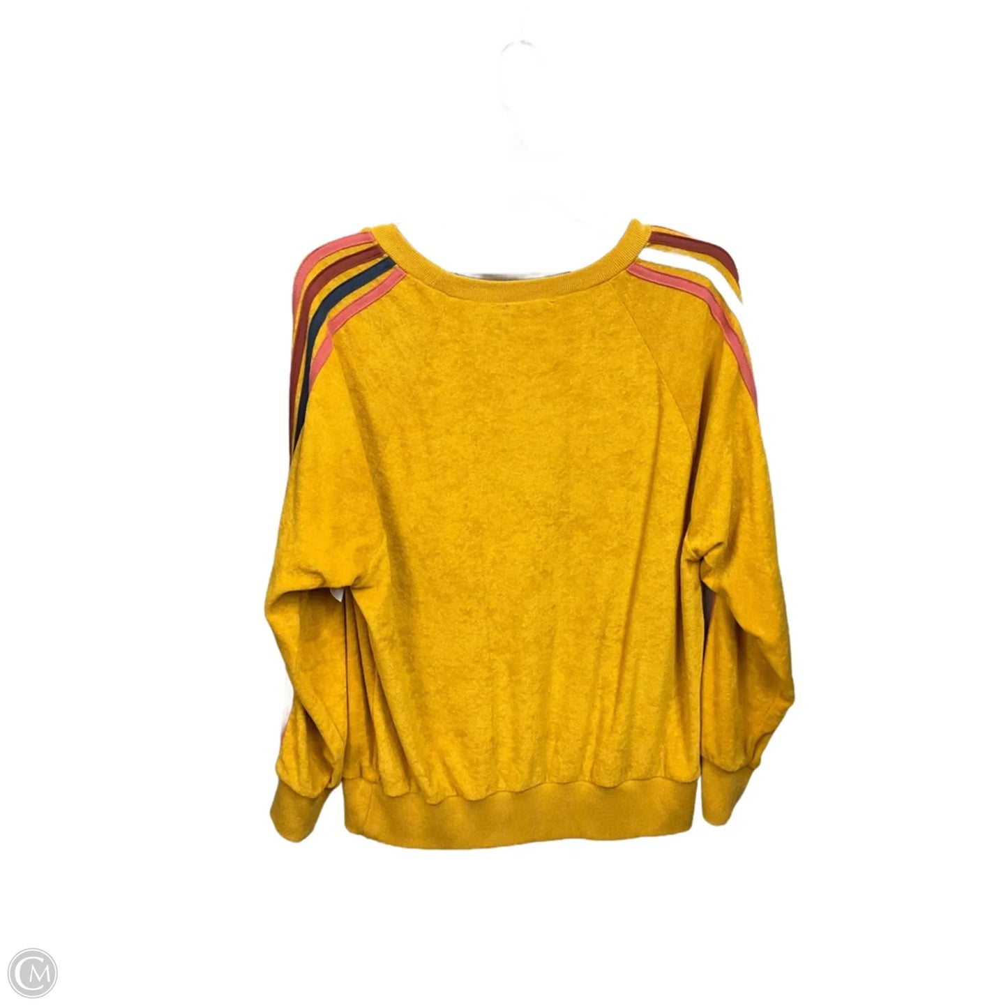 Top Long Sleeve By Evereve In Yellow, Size: M